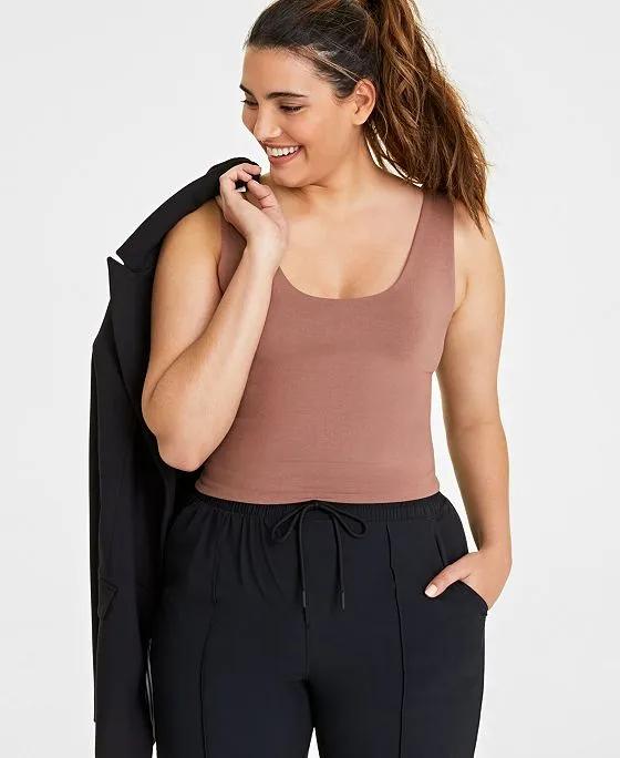 Women's Double-Layered Tank Top, Created for Macy's