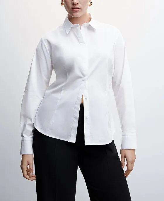 Women's Essential Cotton-Blend Shirt