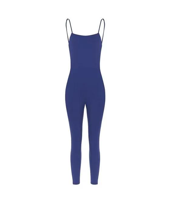 Women's Fitted Jumpsuit with Spaghetti Straps