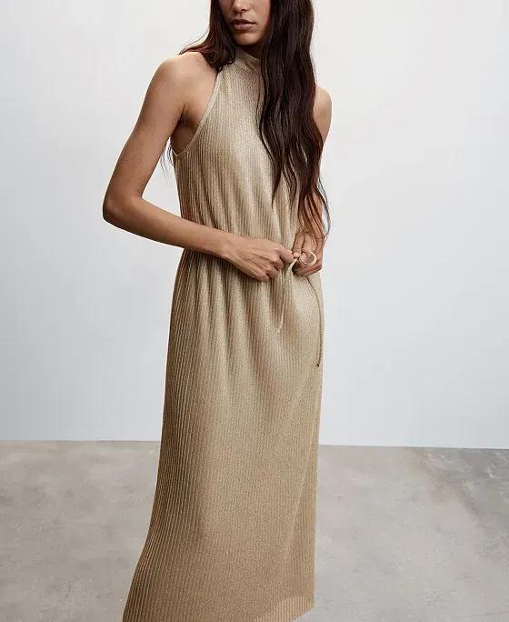 Women's Halter Neck Long Dress