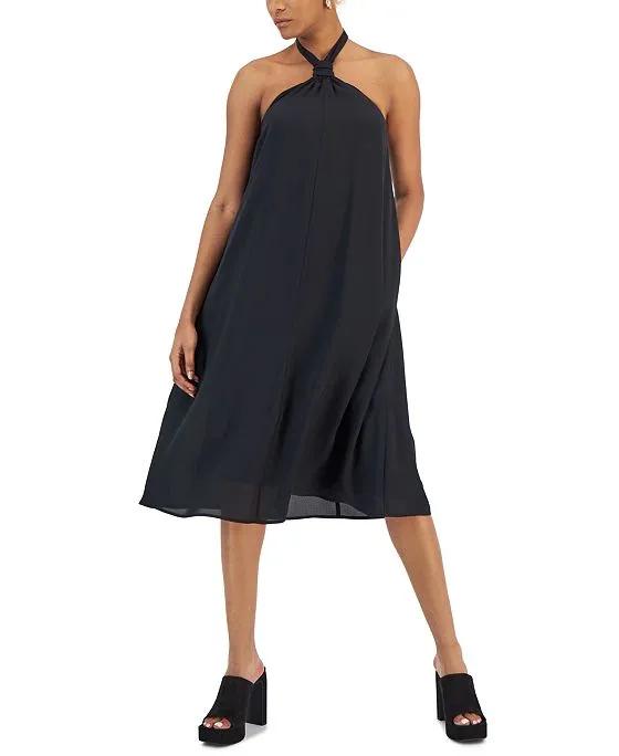 Women's Halter-Neck Midi Dress, Created for Macy's 