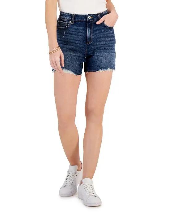 Women's High-Rise Denim Shorts, Created for Macy's 