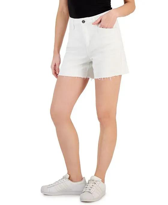 Women's High-Rise Denim Shorts, Created for Macy's