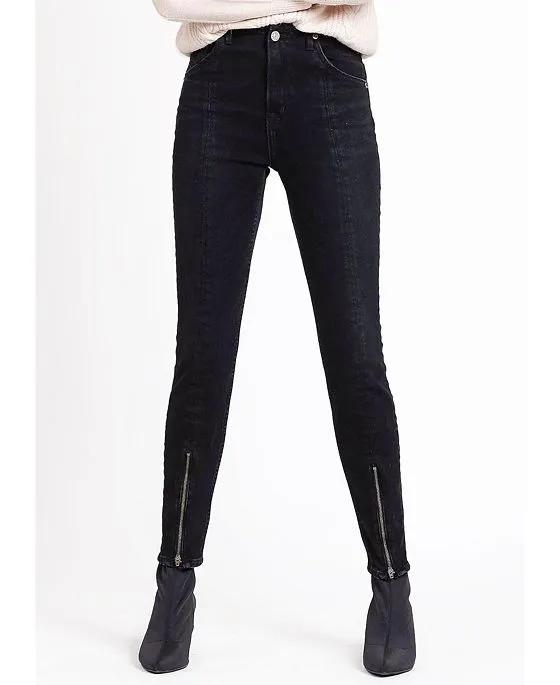 Women's High Rise Skinny Jeans In Slash For Adult