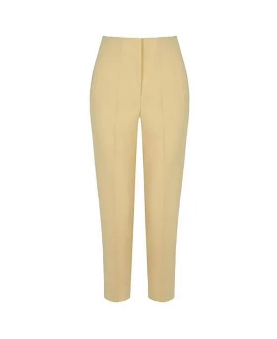 Women's High-Waisted Tapered Pants