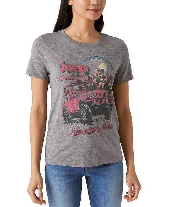 Women's Jeep Graphic Relaxed-Fit T-Shirt