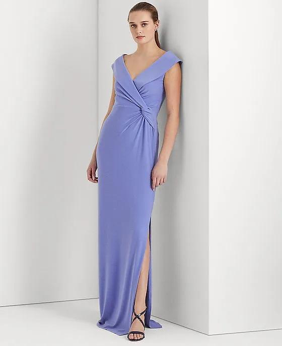 Women's Jersey Off-the-Shoulder Gown