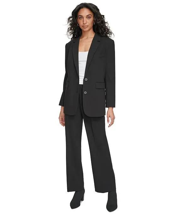 Women's Long Two-Button Blazer