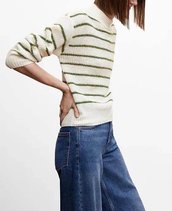 Women's Lurex Stripes Sweater