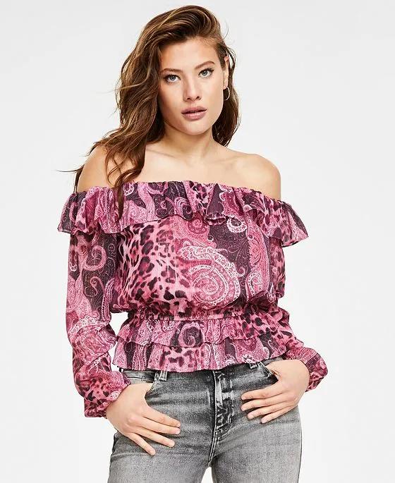 Women's Off-The-Shoulder Ruffle Lucy Top 