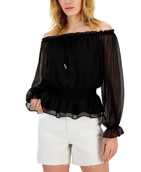 Women's Off-The-Shoulder Top, Created for Macy's 