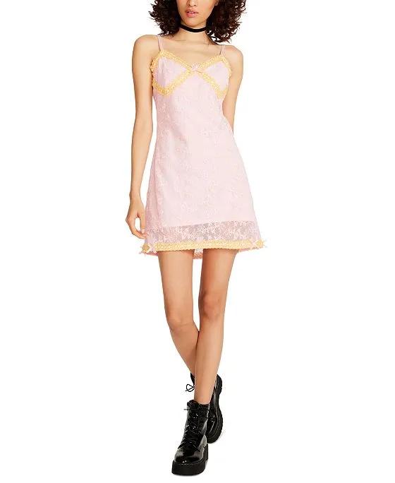 Women's Olivia Lace Mini Slip Dress