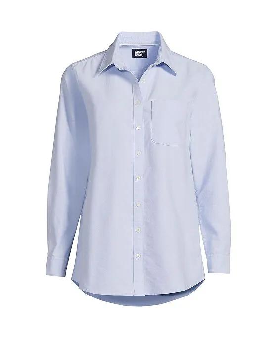 Women's Petite Oxford Long Sleeve Shirt