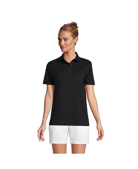Women's Petite Short Sleeve Super T Polo