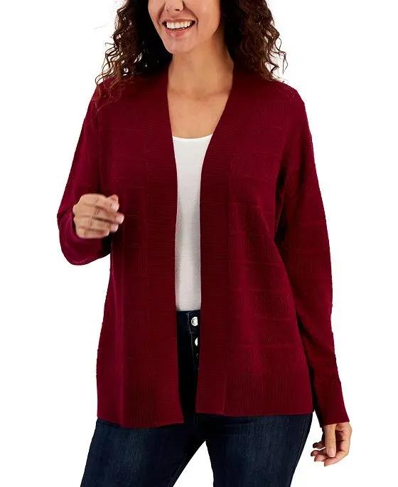 Women's Pointelle Stitch Cardigan, Created for Macy's