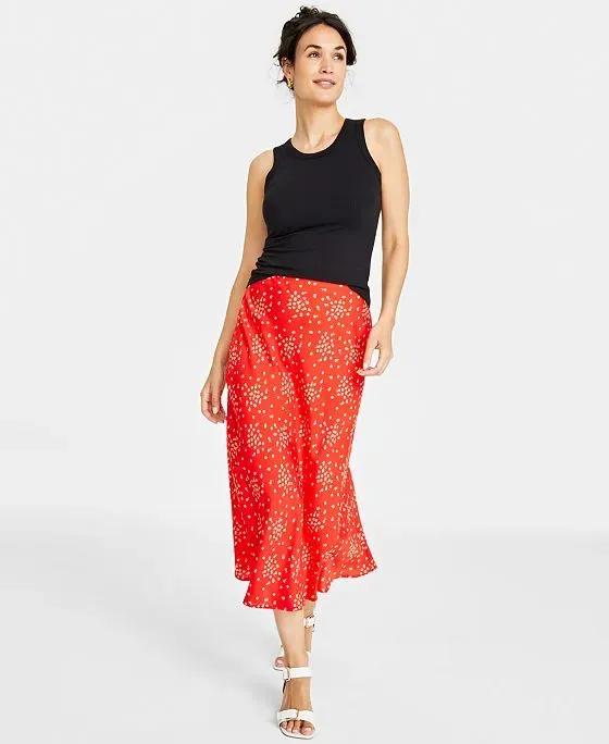 Women's Print Slip Skirt, Created for Macy's