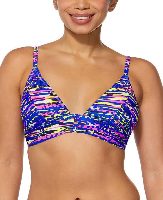 Women's Printed Bralette Bikini Top