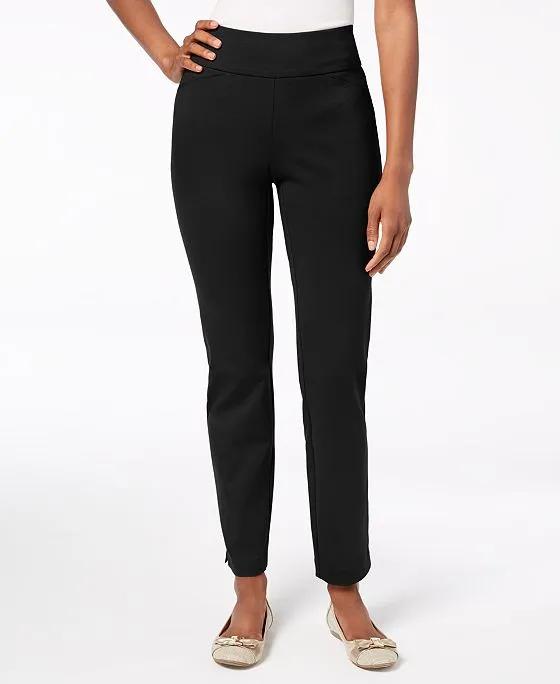 Women's Pull-On Ponte Pants, Regular and Short Lengths, Created for Macy's
