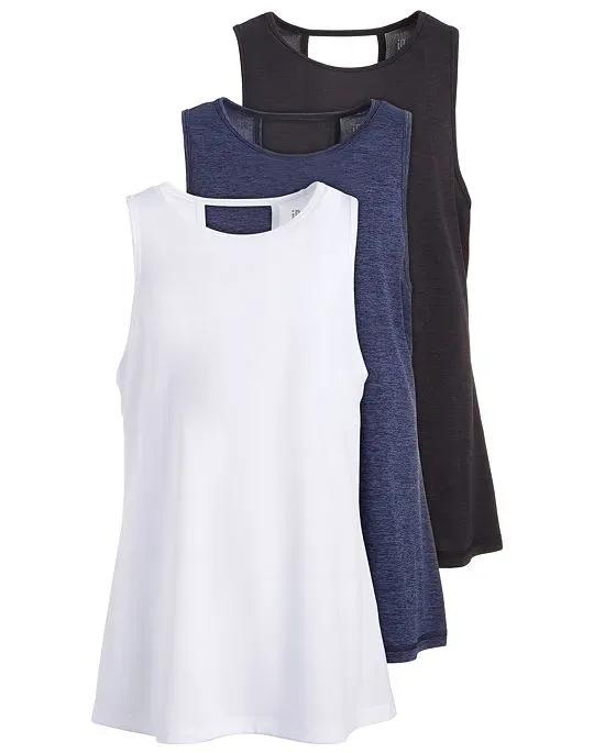 Women's Relaxed Multipack Opp Muscle Tank Top, Created for Macy's