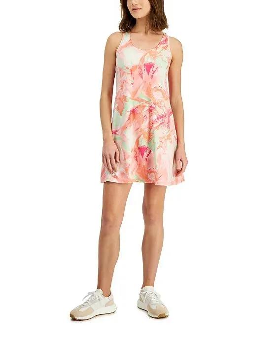Women's Relaxed Printed Performance Dress, Created for Macy's