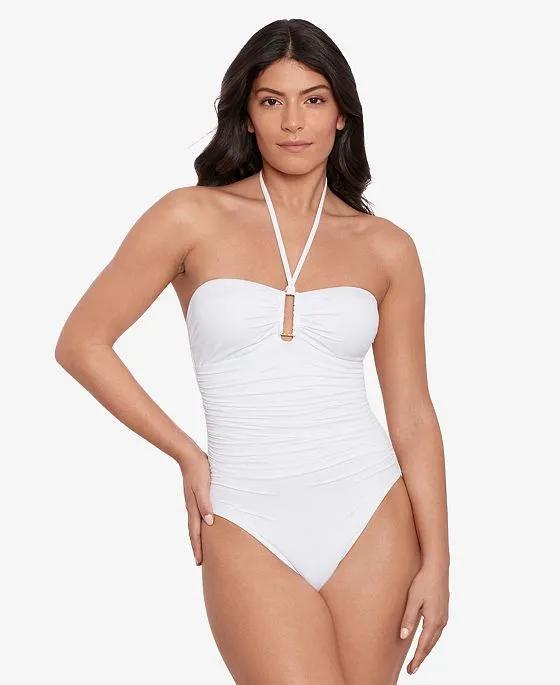 Women's Ring Bandeau One-Pice Swimsuit