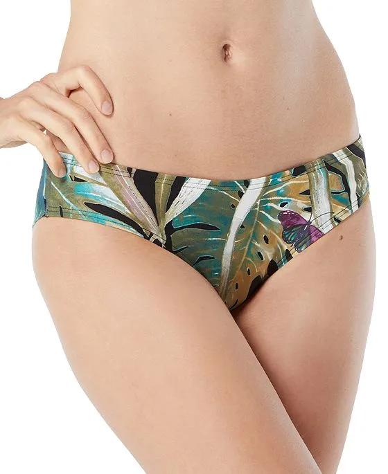 Women's Shirred Smooth-Fit Cheeky Bikini Bottoms
