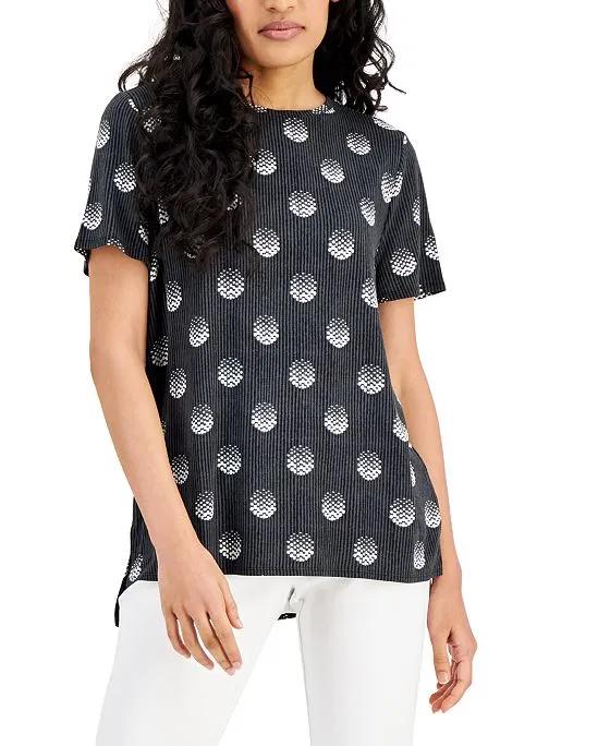 Women's Short-Sleeve Crewneck T-Shirt, Created for Macy's