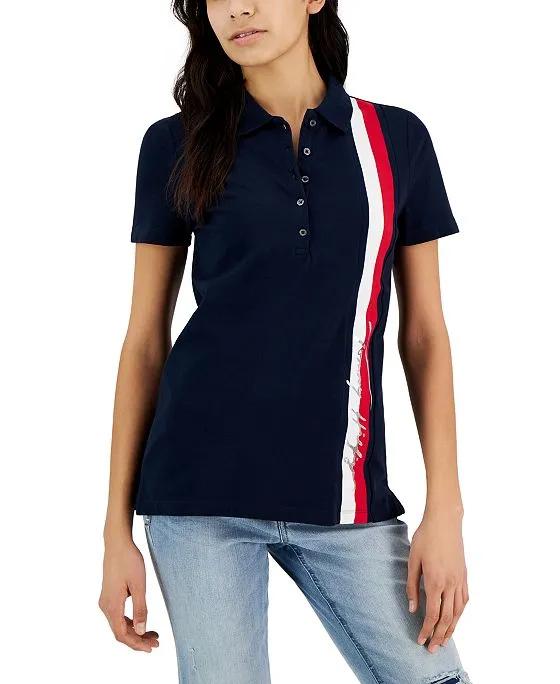 Women's Signature Stripe Polo Shirt