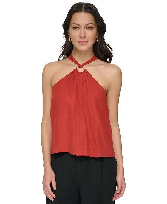 Women's Sleeveless Crossover Top 