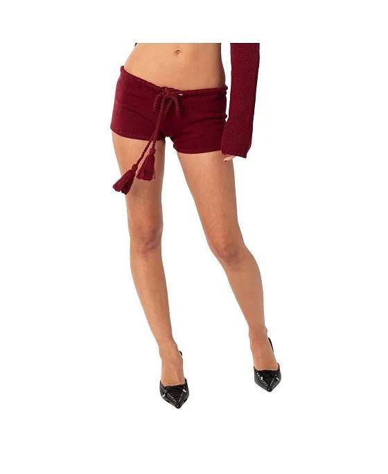 Women's Staycation Low Rise Knit Shorts