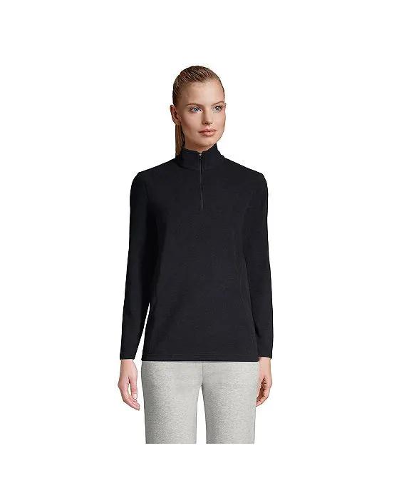 Women's Tall Fleece Quarter Zip Pullover Jacket