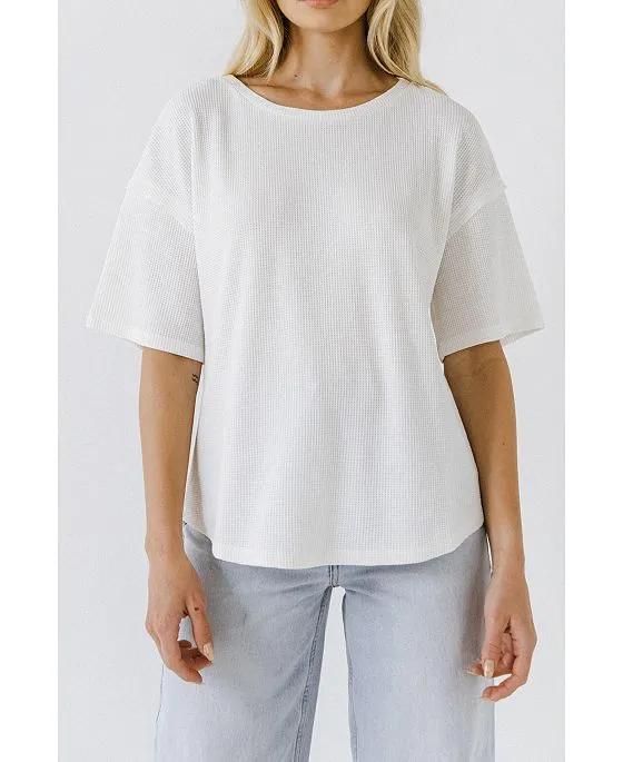Women's Thermal Knit Top