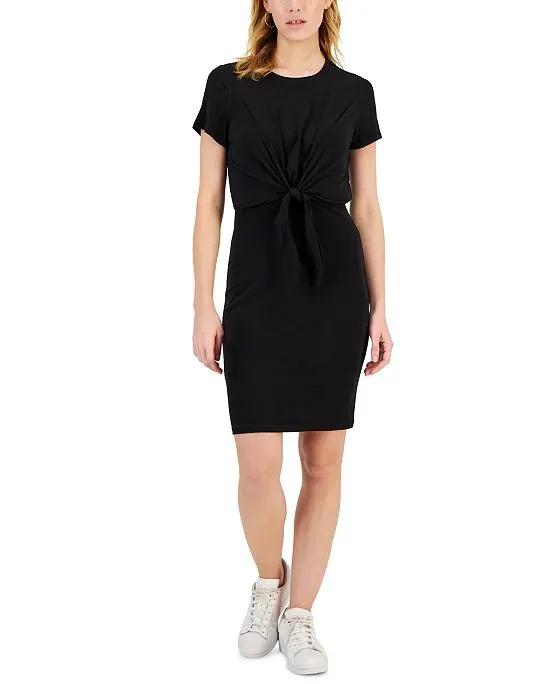 Women's Tie-Front Dress, Created for Macy's 