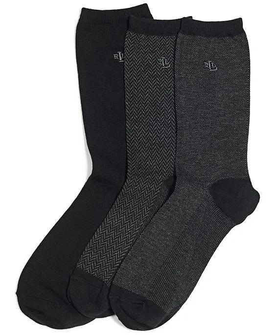 Women's Tweed Cotton Trouser 3 Pack Socks