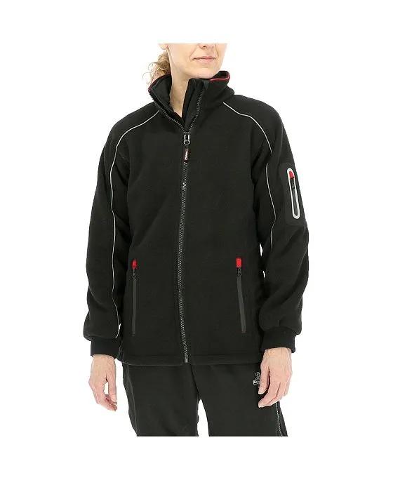 Women's Warm Hybrid Fleece Jacket - Plus Size
