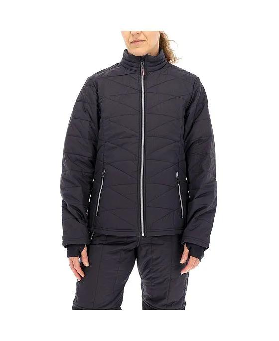Women's Warm Lightweight Packable Quilted Ripstop Insulated Jacket - Plus Size