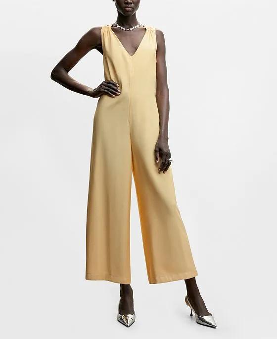 Women's Wrap-Back Short Jumpsuit