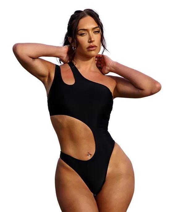 Women's X STASSIE Oasis One-Shoulder Monokini Swimsuit