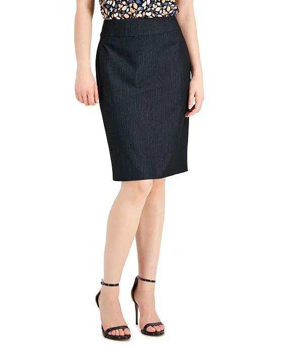 Women's Zip-Back Compression Pencil Skirt