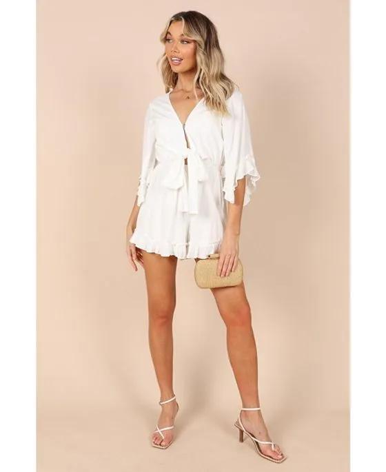 Womens Tuilly mid length Sleeve Romper