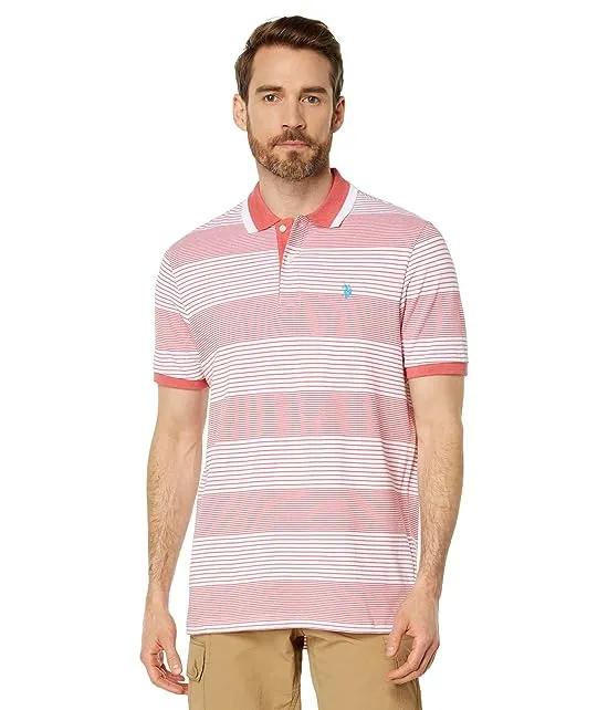 Yarn-Dye Stripe Pique Polo