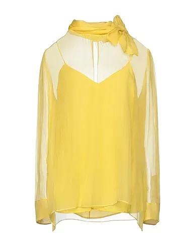 Yellow Alcantara Blouse