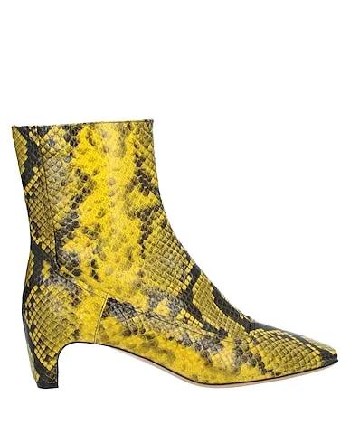 Yellow Ankle boot