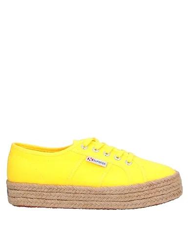 Yellow Canvas Espadrilles