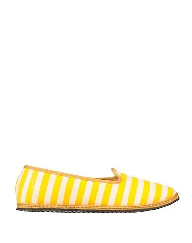 Yellow Canvas Loafers