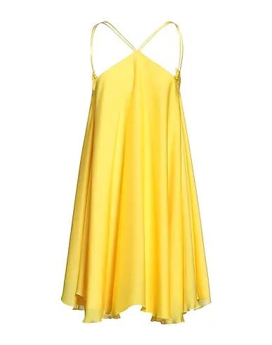 Yellow Chiffon Short dress
