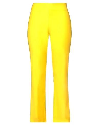 Yellow Cool wool Casual pants
