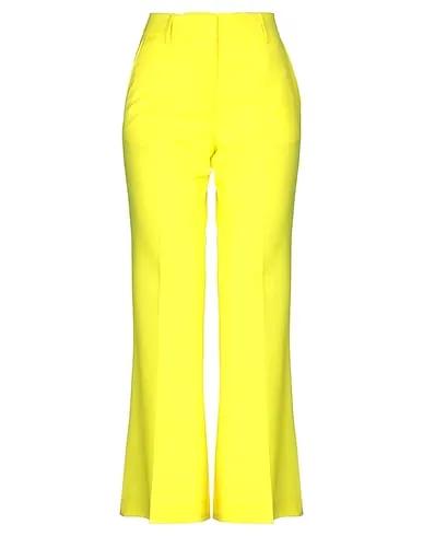 Yellow Cool wool Casual pants