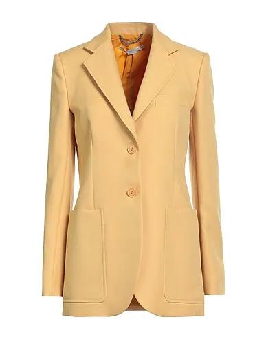 Yellow Cotton twill Blazer