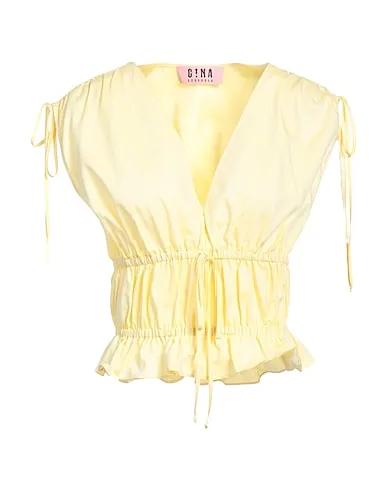 Yellow Cotton twill Top